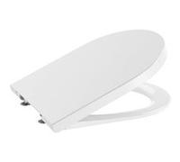 Abattant WC double laqué frein de chute déclipsable rond ROCA Inspira round blanc