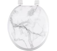 Abattant WC - DOUCEUR D INTÉRIEUR - Universel - MDF - Plastique - Marbre