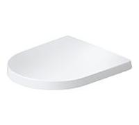 Abattant WC Duravit Balcon Compact 0027713200 37x54cm, amovible, sans fermeture amortie, finition satinée blanc