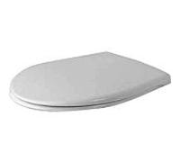 Duravit Design Classics WC -Siège Duraplus 0066810000 Charnières en acier inoxydable, blanc , sans fermeture amortie