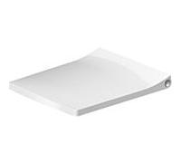 Abattant WC Duravit Design Classics Viu 0021290000 avec fermeture amortie, charnières en acier inoxydable, amovible, blanc