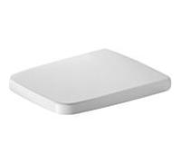 Abattant WC Duravit PuraVida 0069190000 blanc, charnières en acier inoxydable, avec abaissement automatique