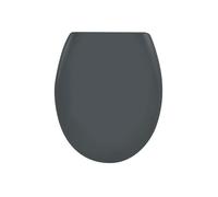 Abattant wc EASY CLIP Thermo Dur Gris - Charnières Inox Spirella