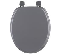 Abattant WC en Bois ""Bathroom"" 43cm Gris