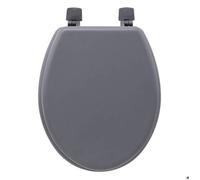 Paris Prix – Abattant WC en bois « Bathroom » 43 cm Gris G