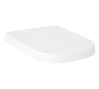 Euro Ceramic Abattant WC déclipsable Duroplast, charnières en acier inoxydable, blanc (G39331002)