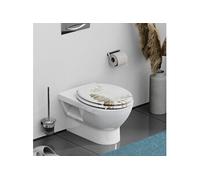 Abattant WC en MDF BALANCE avec frein de chute, emballage brun e-commerce