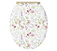 abattant wc multicouleur bois - flore 711482 - gelco