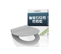 Abattant WC extra fin en duroplast SLIM avec frein de chute Gris clair