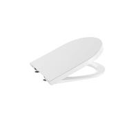 Abattant WC frein de chute déclipsable supralit double laqué rond Inspira round blanc brillant