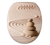 Abattant WC frein de chute soft close - Finition de haute qualité - Fixation facile - Zen