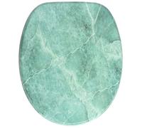 Abattant WC frein de chute soft close Marbre Vert - Finition de haute qualité - Fixation facile