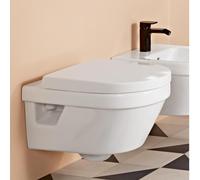 Abattant WC Frein de Chute Villeroy et Boch Architectura Quicklease et Softclosing Blanc Duroplast