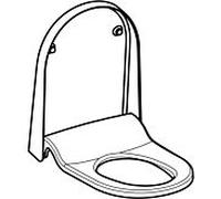 Geberit WC -siège 242810111 blanc -alpine, avec couvercle, pour AquaClean Sela