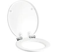Abattant WC Geberit 575210000 blanc , charnières en acier inoxydable, avec mécanisme de fermeture amortie, avec couvercle