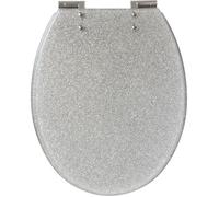 Abattant WC - GELCO DESIGN - Frein de chute magnétique - Gris pailleté