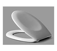Abattant WC Haro Baltic 507415 blanc , charnières en acier inoxydable, écrou FastFix, 2 points