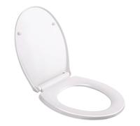 Abattant WC, Himimi Cuvette Toilette avec Fermeture en Douceur, Lunette wc avec Frein de Chute, Cuvette Toilette avec Dégagement Rapide à un Bouton et Charnière Réglable, Abattant WC en Forme de O