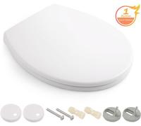 Abattant WC - HIMIMI -Cuvette WC universel 44x37.5x5.4cm Abattant WC frein de chute Forme O avec Installation et Nettoyage Faciles