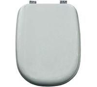 Abattant WC Ideal Standard TESI BLANC I.S. Fermeture éclair ralentie Soft Close chrome siège-axe WC