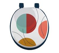 Abattant WC Imprimé "Color Pop" 47cm Bleu