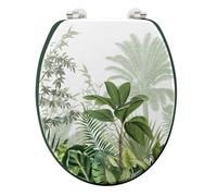 Abattant WC Imprimé Végétal ""Vagabonde"" 45cm Vert