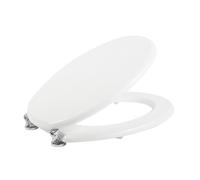 ABATTANT WC LUNETTE DE TOILETTE TASSE UNIVERSEL MDF SIÈGE SURFACE ANTI-BACTÉRIEN