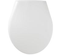 Abattant WC - MARINA - Blanc - Polypropylène - Déclipsable - Fixations universelles