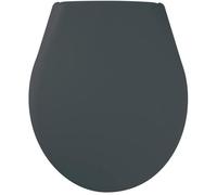 abattant wc gris pvc - marina 711178 - gelco