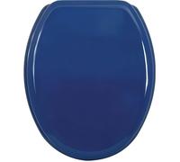 Balayette et abbat WC MSV abattant wc mdf cléo bleu marine - charnières inox