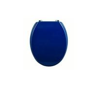 abattant wc mdf cléo bleu marine - charnières inox