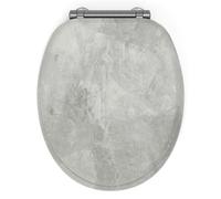 Abattant wc mdf effet beton soft close