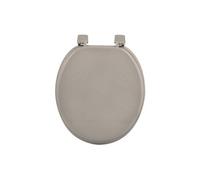 Douceur d'Intérieur - Abattant WC Vitamine II - MDF uni 37 cm - Taupe - charnières plastique