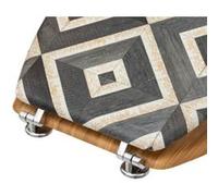 5five - abattant WC Noir et Beige Canvas