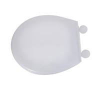 Abattant Wc Mousse Rembourré Eva Blanc 40x34 Cm, Confort Doux