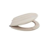 MSV France Abattant WC MDF effet bois Charnières INOX