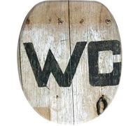 Abattant WC Old Style - Finition de haute qualité - Charnières robustes - Fixation facile