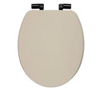 Paris Prix – Abattant WC 5Five Onyx – à fermeture ralentie – 49 cm lin