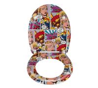 Abattant WC Pop-Art - Multicouleur Rouge