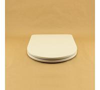 Abattant WC pour ciel Smile 53 terre/suspendu thermodur Blanc Charnière inoxydable normale ou ralentie Soft Close