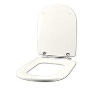 Abattant WC pour Ideal Standard CALLA BLANC EURO avec fermeture éclair originale à tube chromé