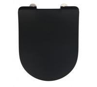 Abattant WC - Premium Sedilo - noir mat - abaissement automatique WENKO