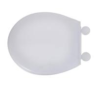 Abattant WC rembourré en mousse EVA blanc 40 x 34 CM | Surface lisse et imperméable, installation facile et retrait simple, garde la chaleur du siège, pour adultes et seniors en