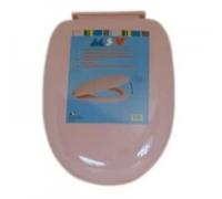 Abattant WC Rose Fermeture Douce - MSV - Universel - Entraxe de fixation universelle