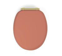 Abattant wc samba mdf terracota déclipsable soft close