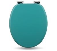 Abattant WC - SANFINO - Mars Green - Bois avec frein de chute - Antibactérien - Design créatif