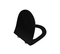 Abattant WC slim fermeture frein de chute Sento noir mat
