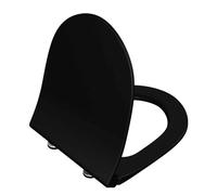 Abattant WC slim fermeture frein de chute VitrA Sento noir mat