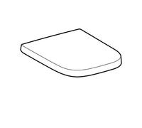 Geberit Renova Plan Abattant WC, design carré sans frein de chute 500689011
