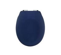 Abattant wc Thermo dur avec frein de chute NEELA Bleu foncé mat - Charnières ABS Chromé Spirella